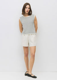 The Paulson Top - White & Black