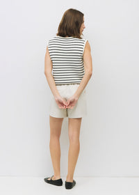The Paulson Top - White & Black
