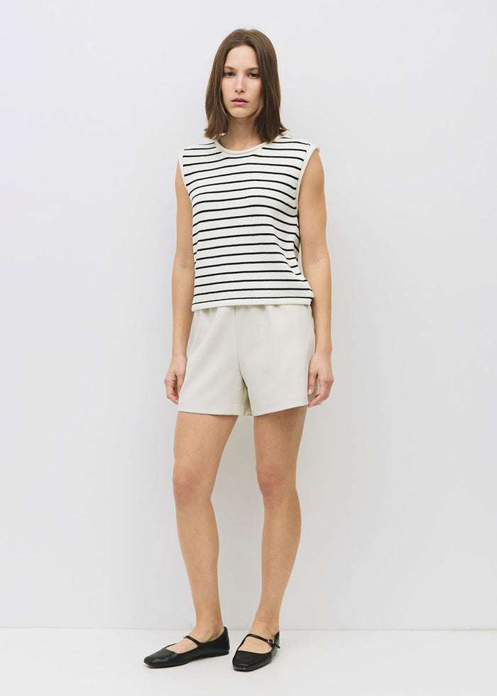 The Paulson Top - White & Black