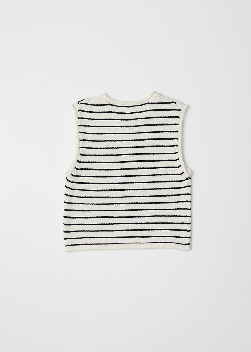 The Paulson Top - White & Black