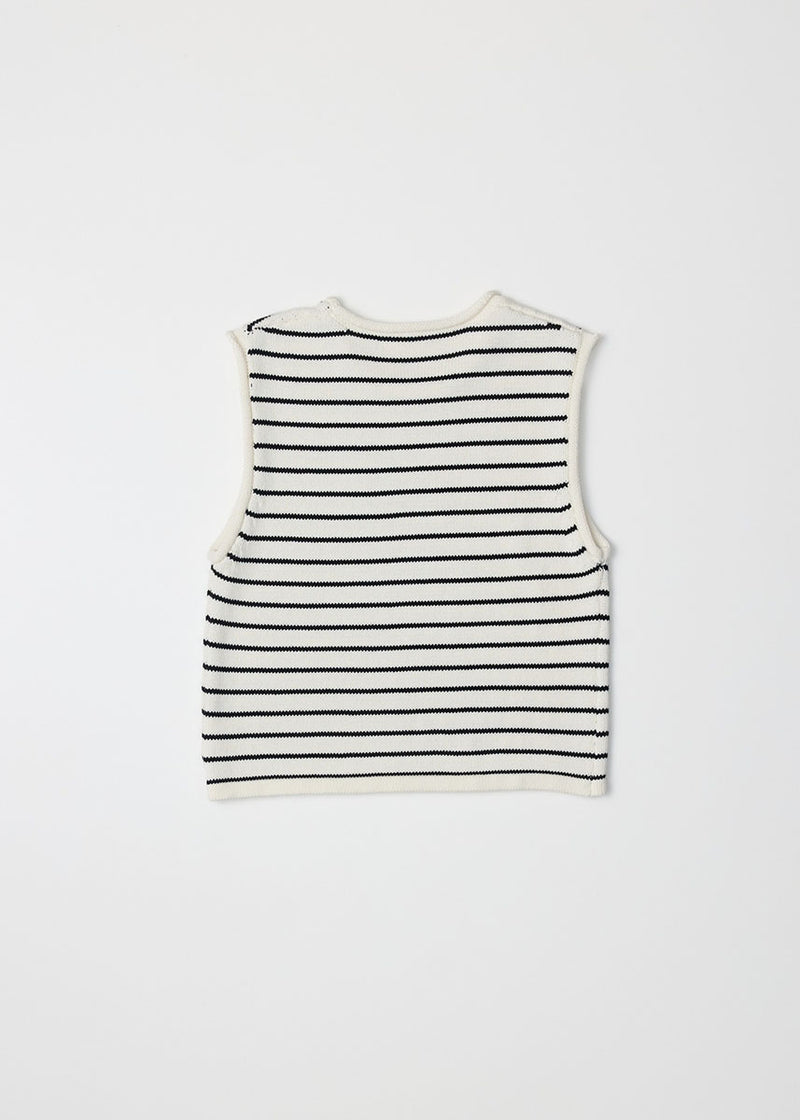 The Paulson Top - White & Black