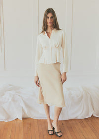 The Moya Skirt - Ivory