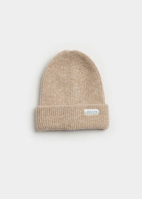 Toddler Mad Hatter Ribbed Knit Beanie - Heather Taupe