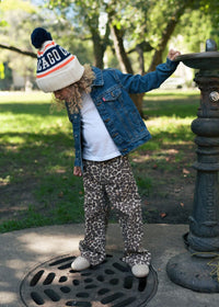 MAD HTR Chicago Varsity Beanie - Toddler - Navy & Orange
