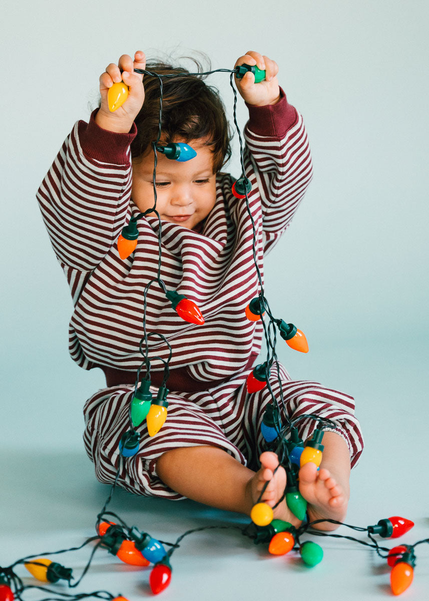 Julian Toddler Set - Dust Blue Stripe