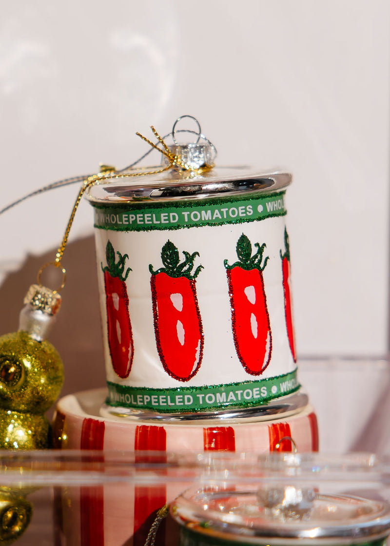 Whole Peeled Tomato Ornament