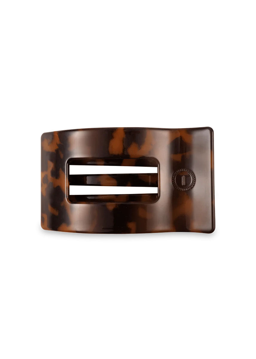 Medium Flat Rectangle Clip - Tortoise