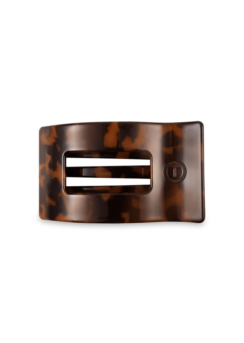 Medium Flat Rectangle Clip - Tortoise