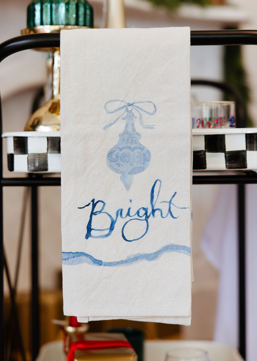 Holiday Bow Tea Towel