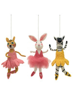 Tutu Ballerina Animal Ornament