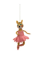 Tutu Ballerina Animal Ornament