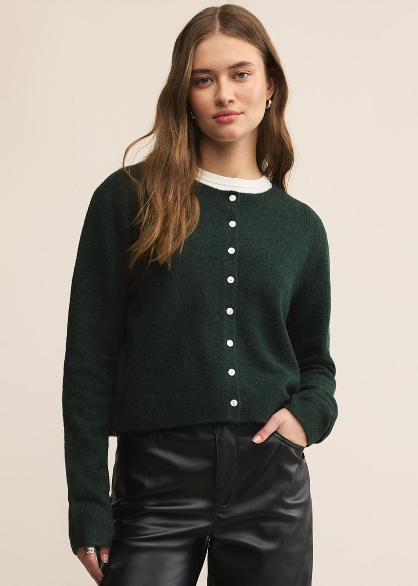 Medina Cardigan - Garland Green