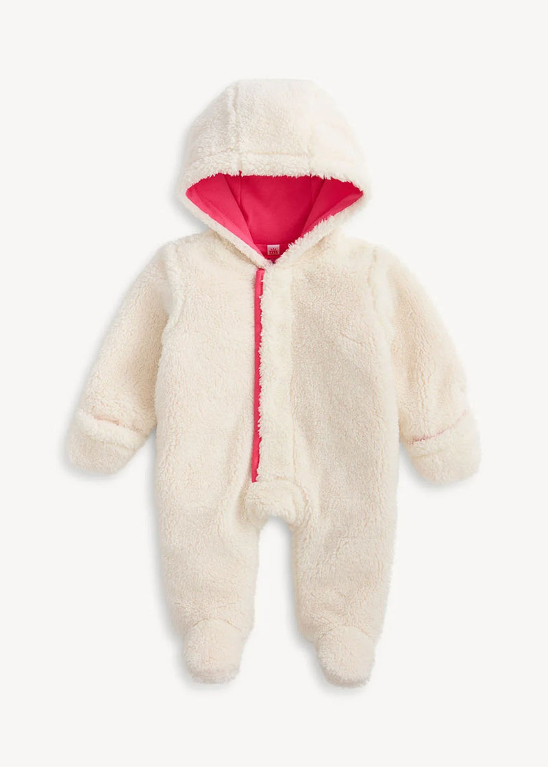 Sherpa Footie - Gentle Cream