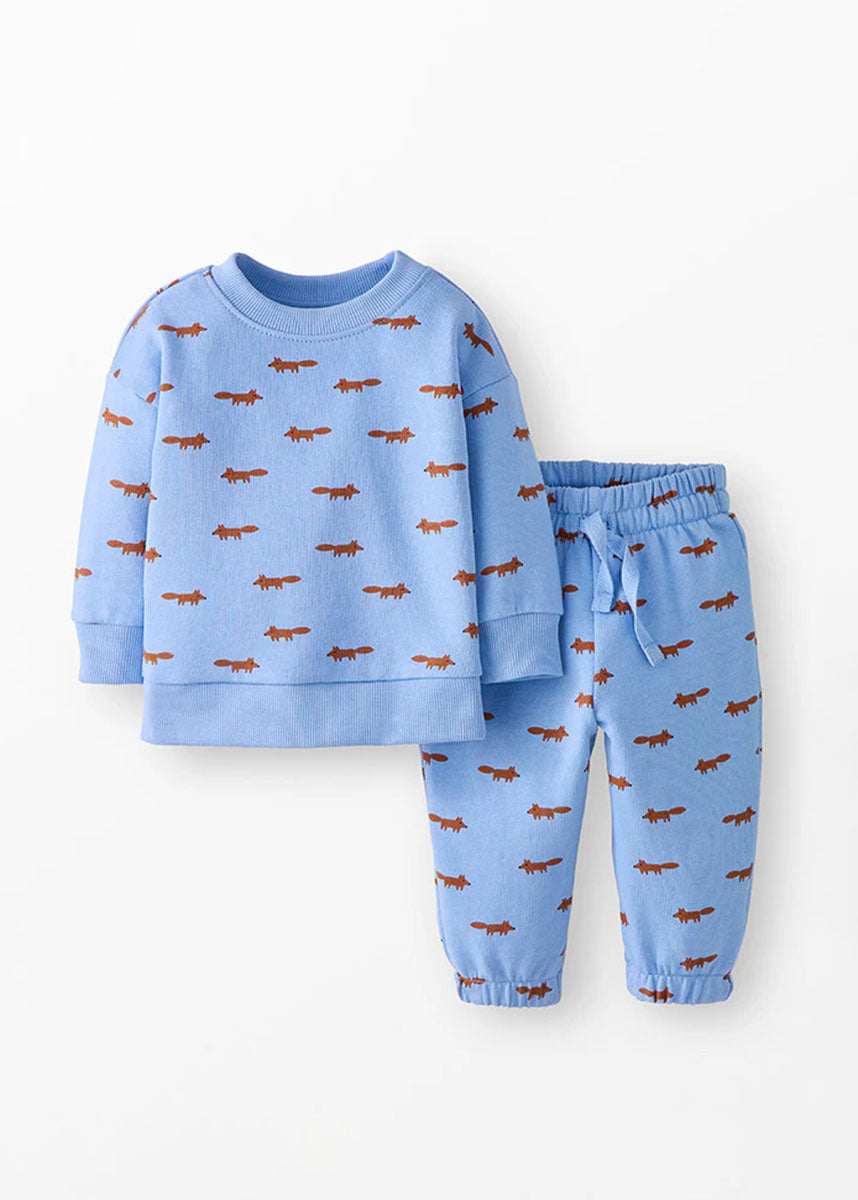 French Terry Top & Pant Set - Foxy