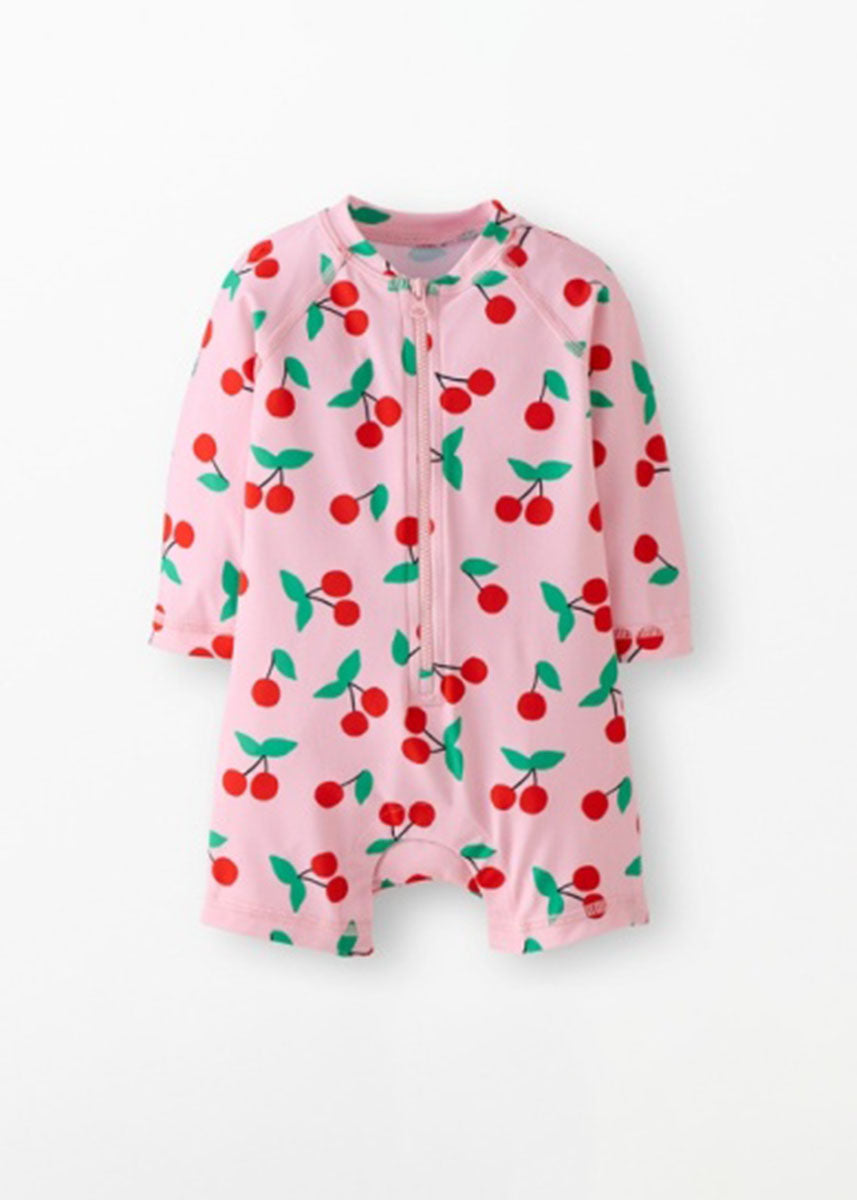 Baby Rashguard - Pink Cherries