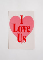 I Love Us Postcard