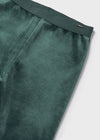 Holly Velvet Leggings - Bottle Green