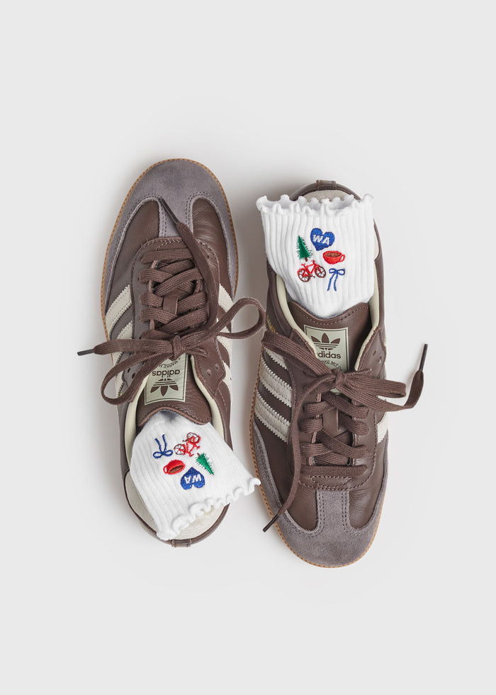 Washington Icons Ruffle Sock