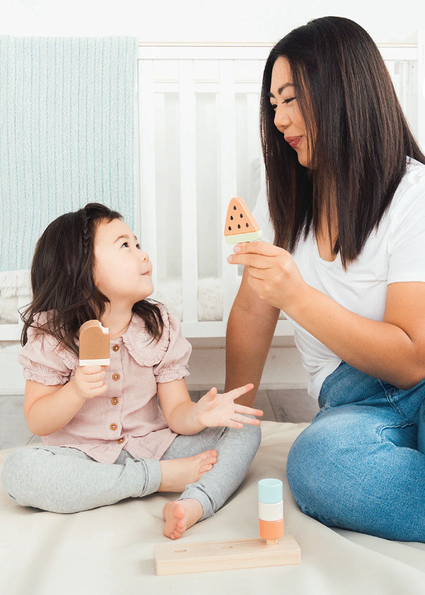 Wooden Ice Cream Stacking Toy