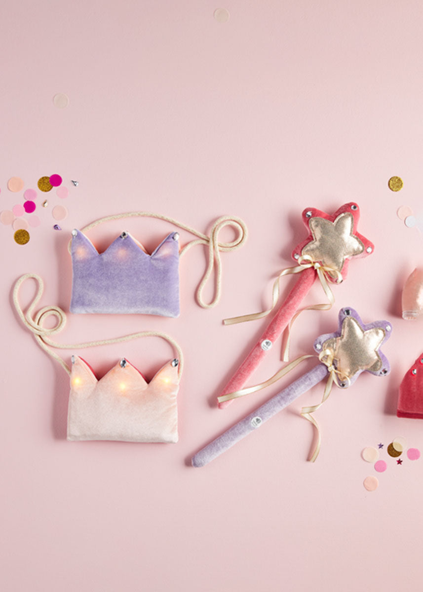 Light Up Crown Purse - Purple