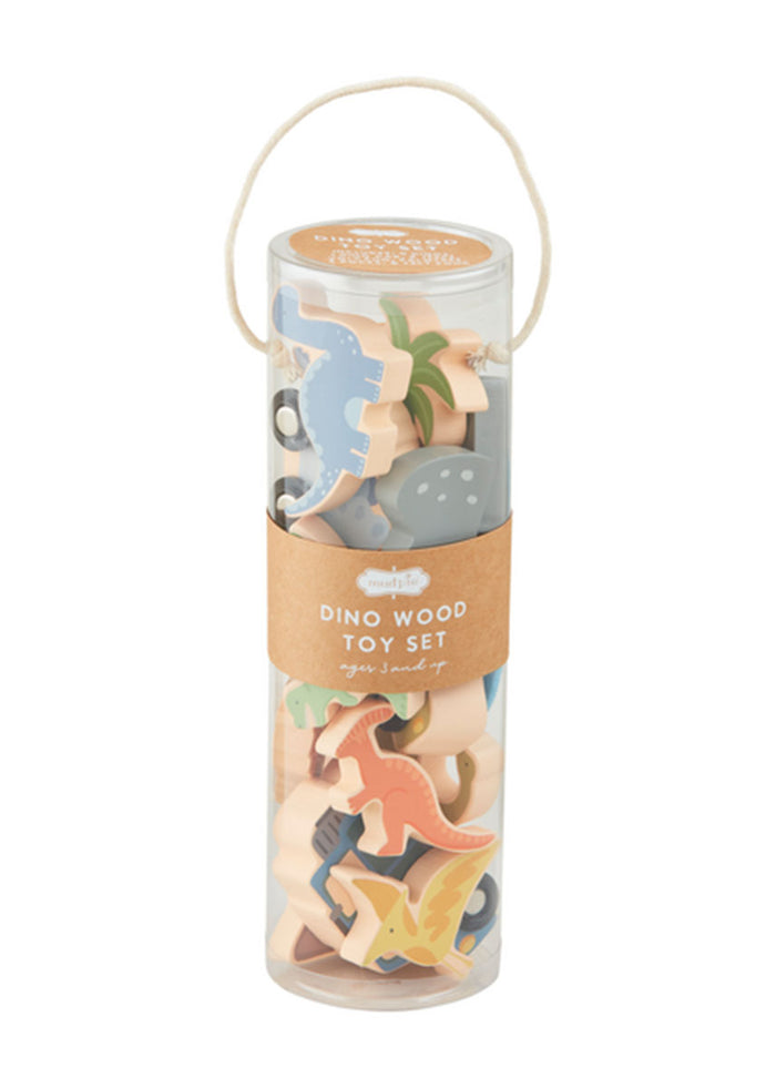 Wood Dino Toy Set