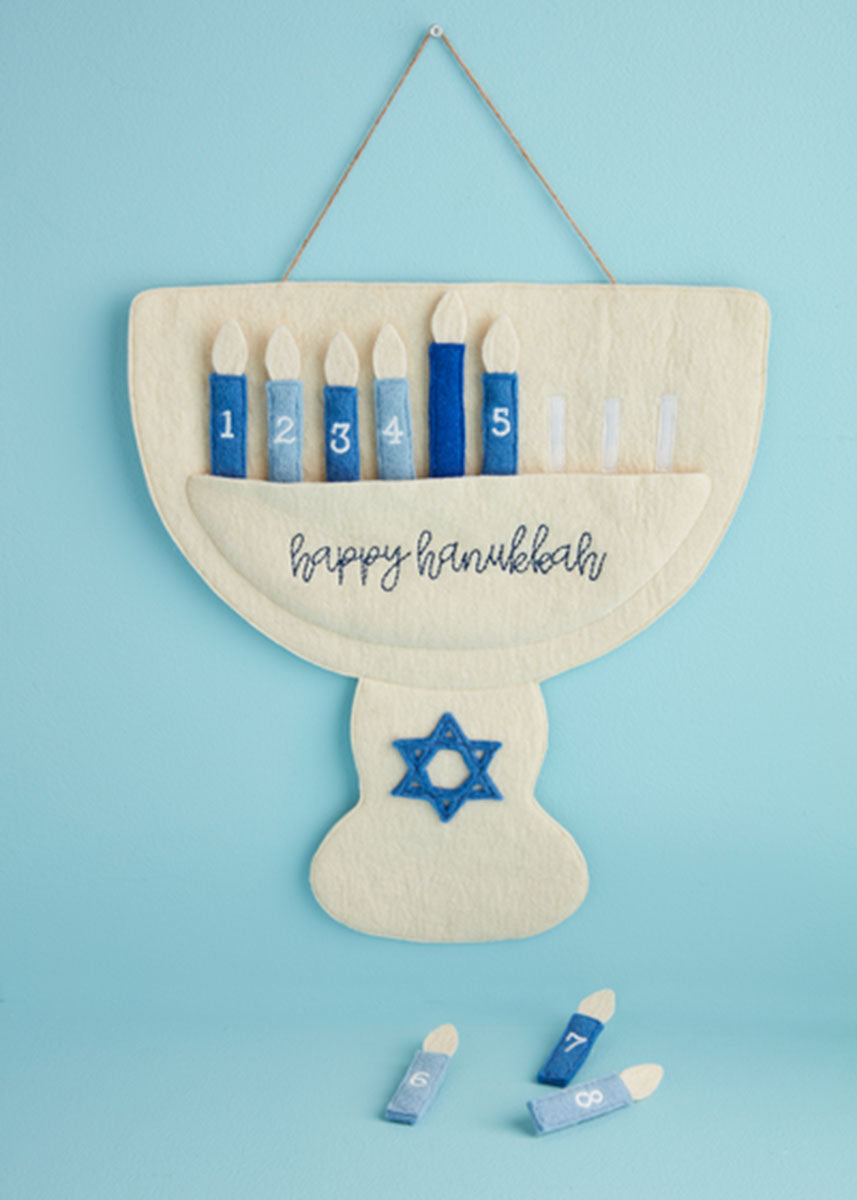 Menorah Countdown Hanger Calendar