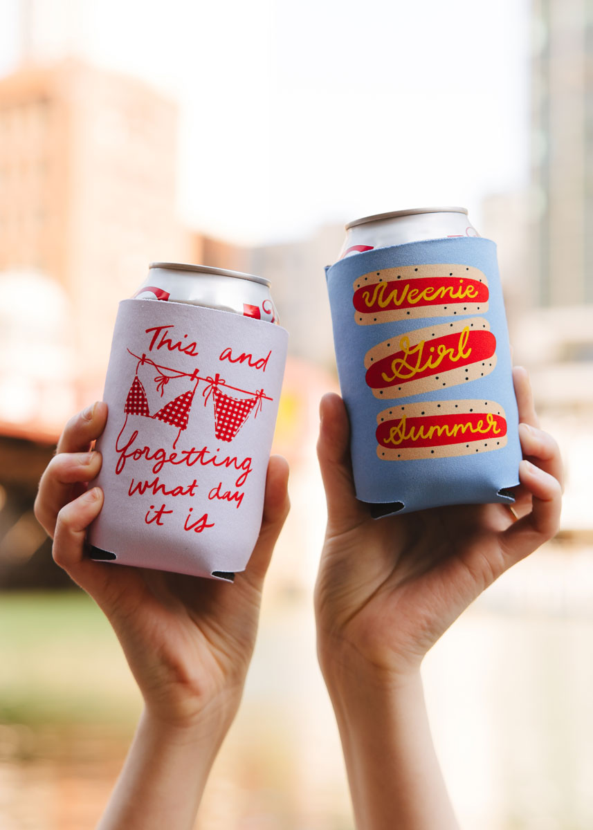 Weenie Girl Summer Can Cooler