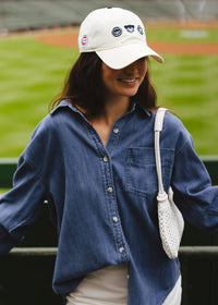Chicago Cubs Bears Dad Hat - Ivory