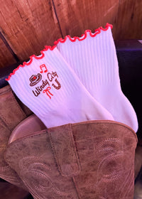 Windy City Ruffle Sock
