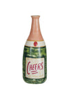 Cheers Champagne Bottle Vase