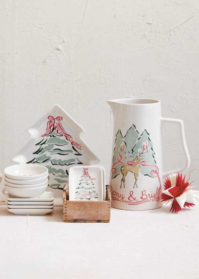 Classic Christmas Tree Shaped Plate