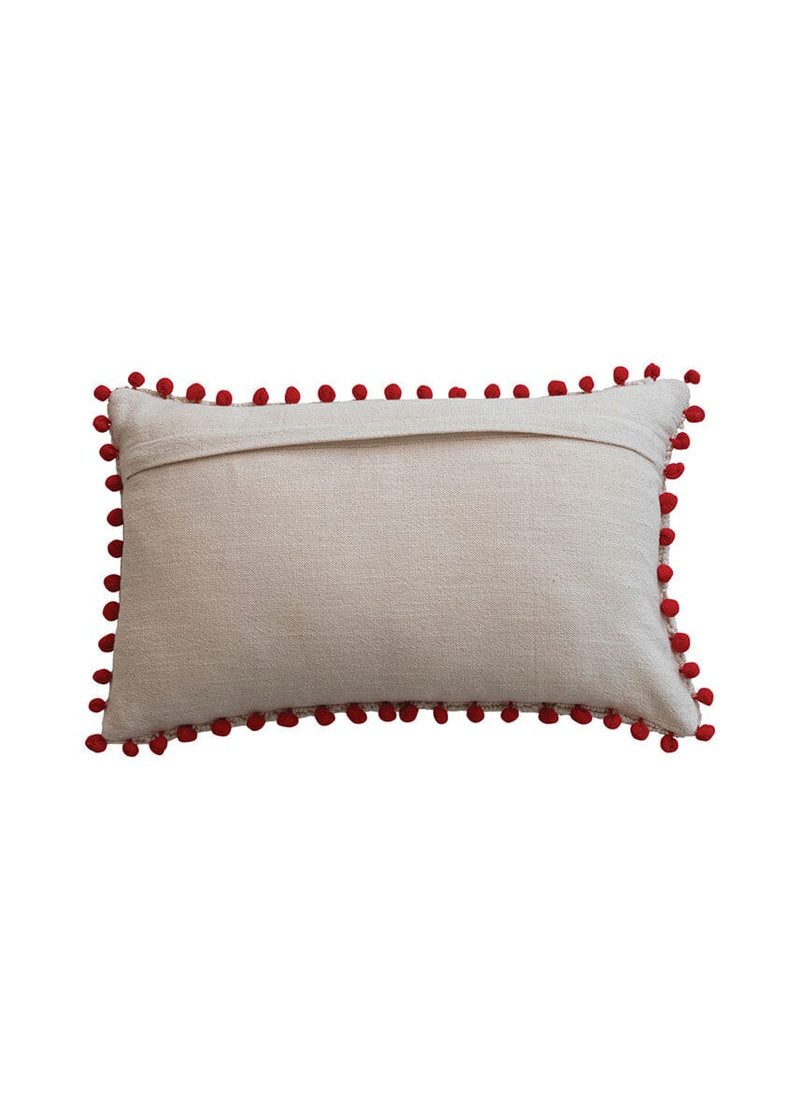 Hot Cocoa Tufted Lumbar Pillow