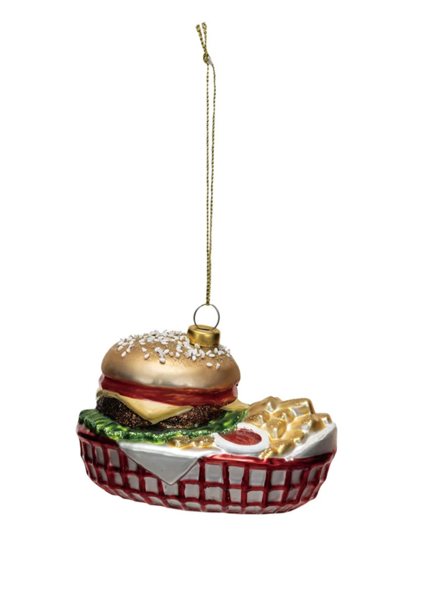 Burger Combo Basket Ornament
