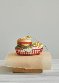 Burger Combo Basket Ornament