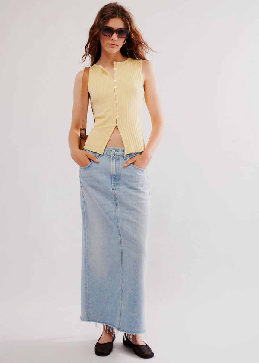 Tilly Vest - Mellow Yellow