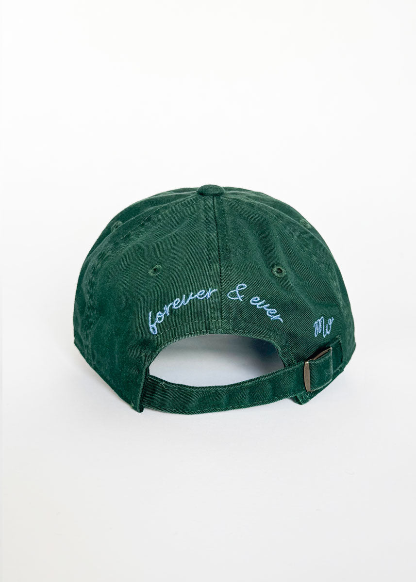Youth Chicago Arch Dad Hat - Green & Blue