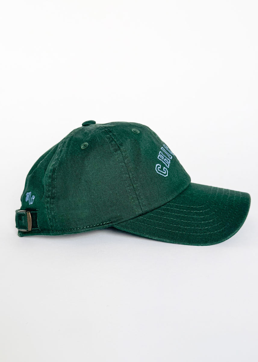 Youth Chicago Arch Dad Hat - Green & Blue