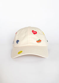Toddler Chicago Icons Hat - Ivory
