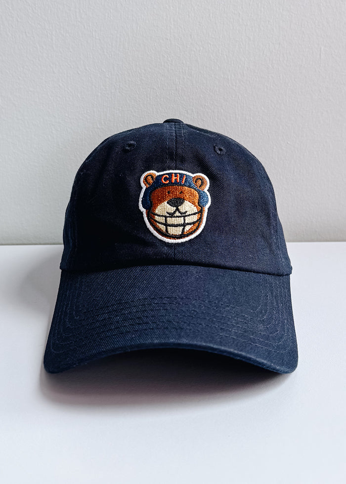 Toddler Bear Chicago Dad Hat - Navy