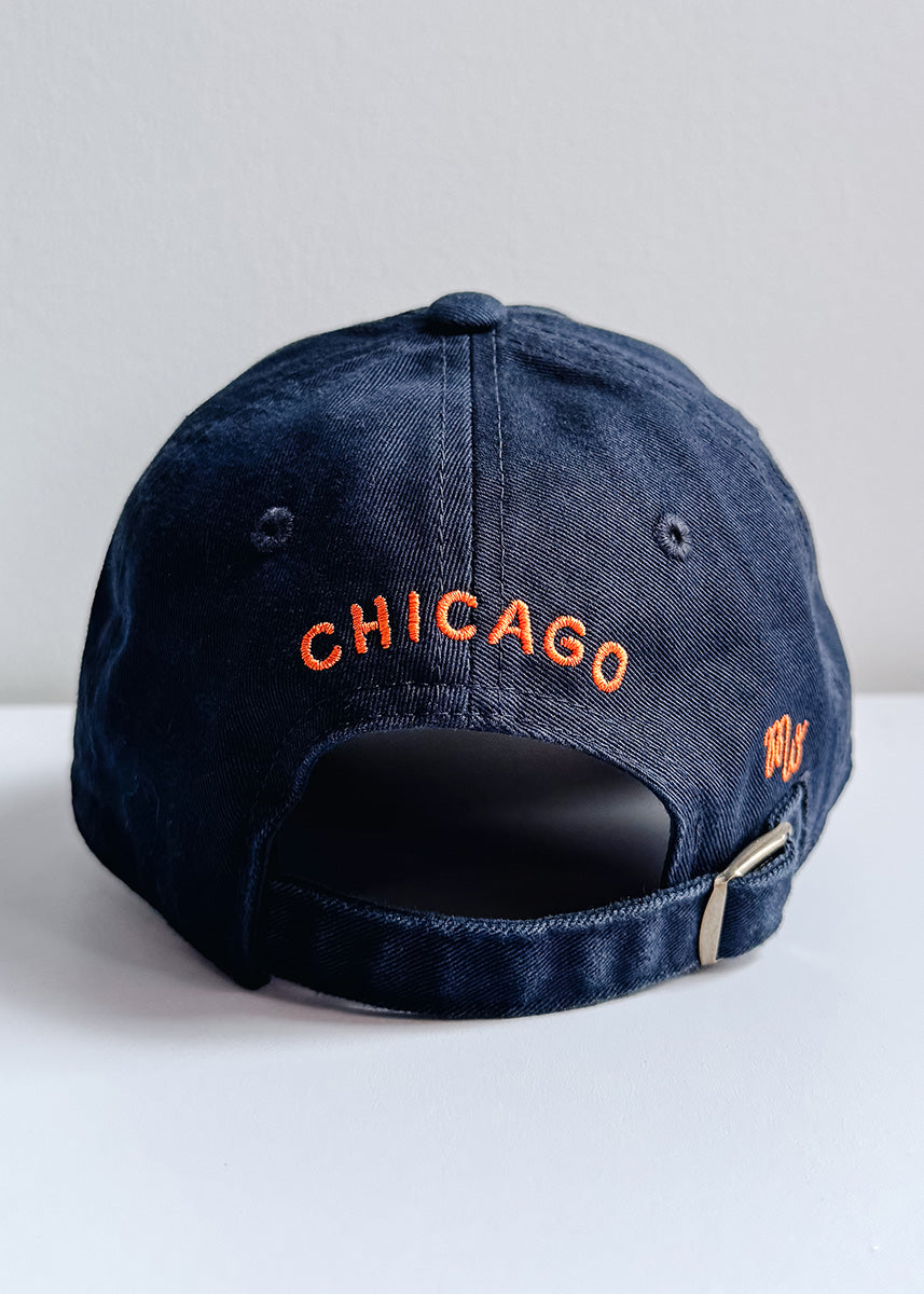 Toddler Bear Chicago Dad Hat - Navy