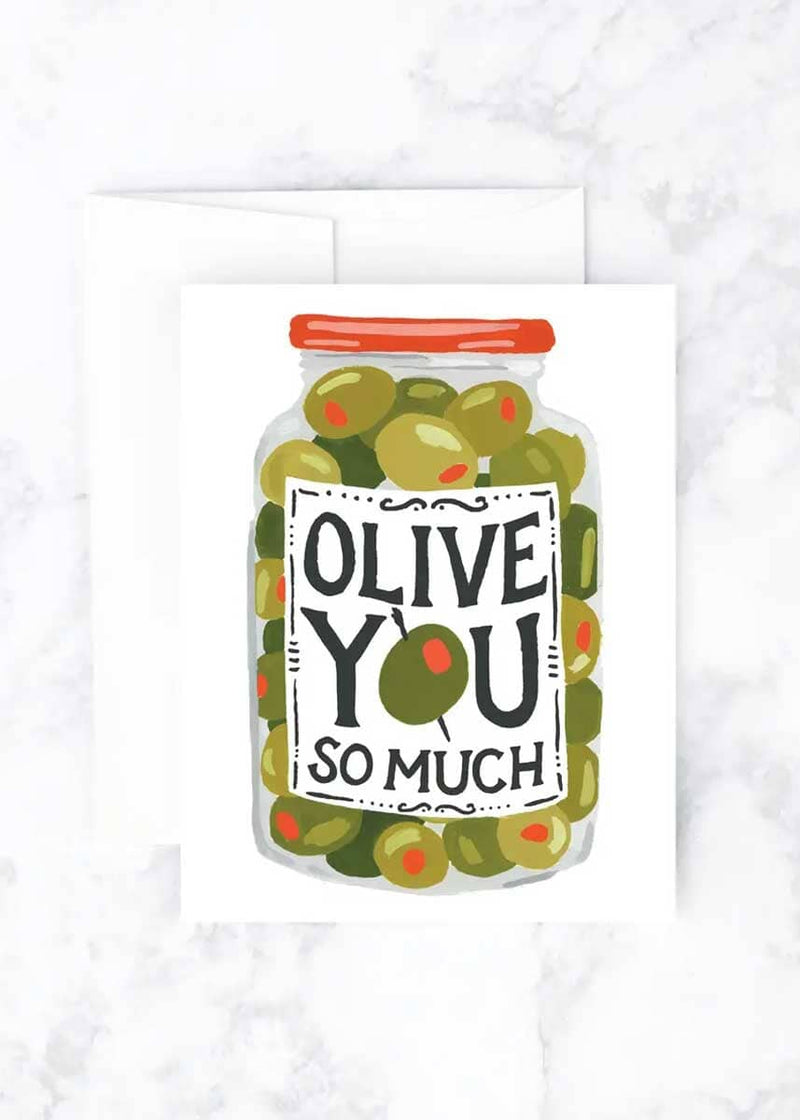 Olive You Card