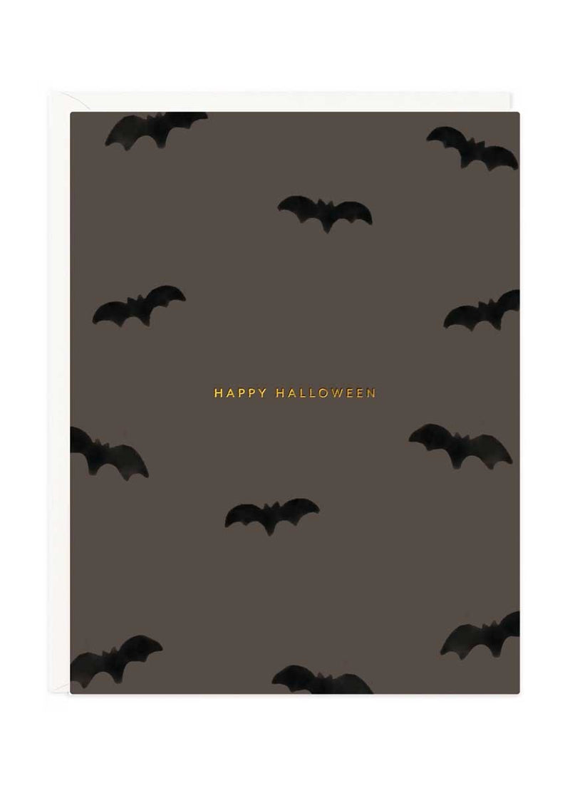 Halloween Bat Card