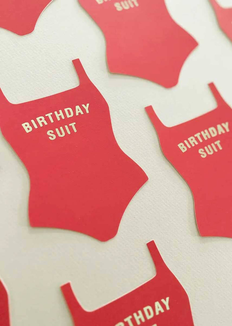 Birthday Suit Card