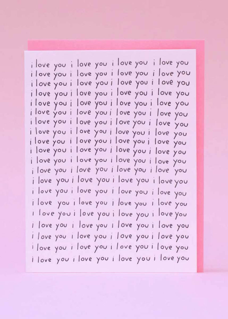 I Love You On Repeat Card