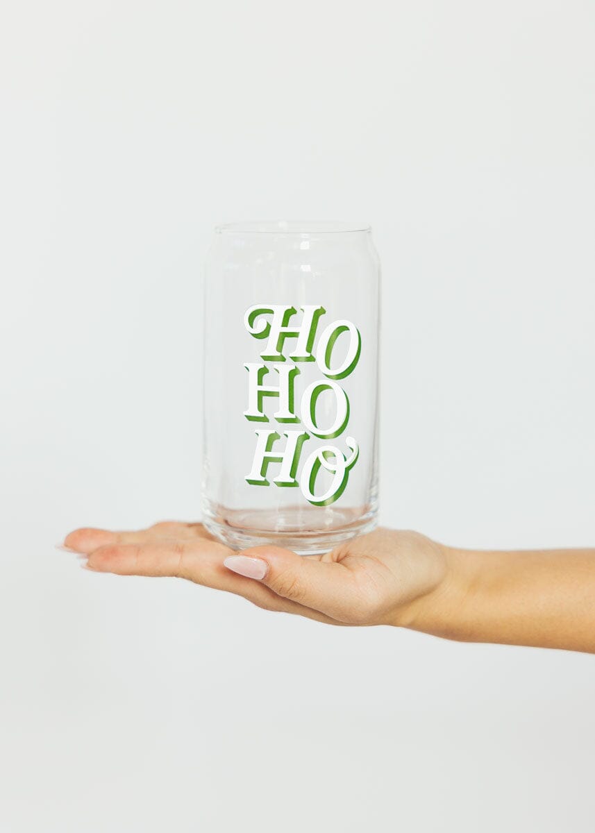 Ho Ho Ho Beer Glass - 16 oz
