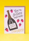 Strawberries & Champagne Congrats Card