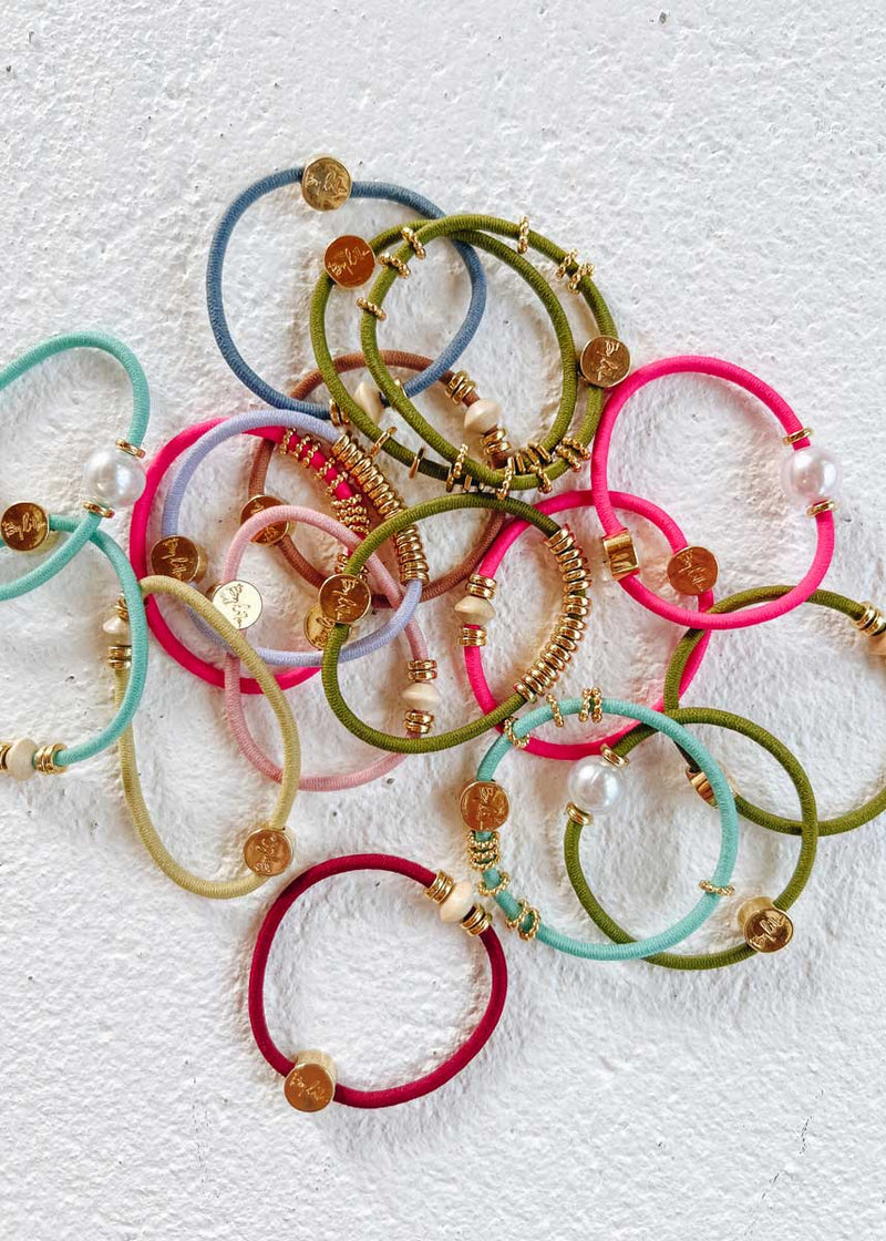 Single Hair Tie Bracelet - Shaker