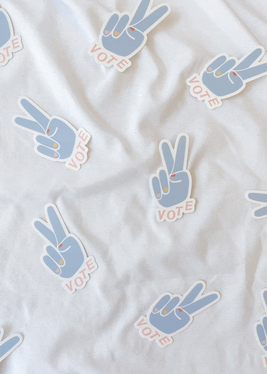 Vote Peace Sticker