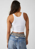 Clean Lines Cami - White