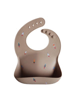 Silicone Baby Bib - Rocket Ship